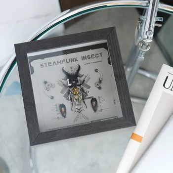 Vlastné pary hmyzu punk mechanické rýľ zbroji statické pravda vzor retro dekorácie photo frame kreatívny darček k narodeninám