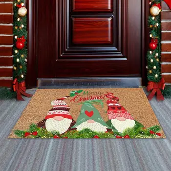 40*60 cm Mono Dvere Mat Vianoce Rohožky Podlahe Koberec Nonslip Entryway Podlahe Koberec Domov Pad Poschodí Dekorácie Domova Navidad