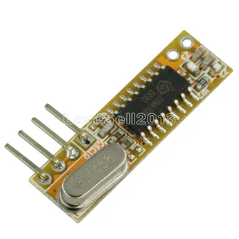 RXB12 433Mhz Superheterodyne Bezdrôtový Prijímač pre Presné Arduino/AVR