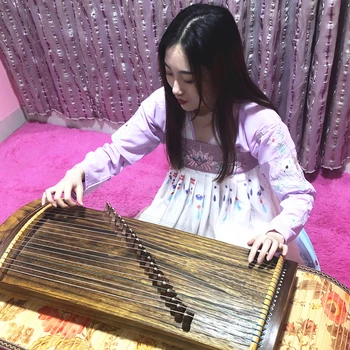 Mini Guzheng Prenosné Pol-Zheng 21 Reťazce Zither Dospelých, Deti Sa Hrajú Vyšetrenie Prstom Školenia Hudobný Nástroj